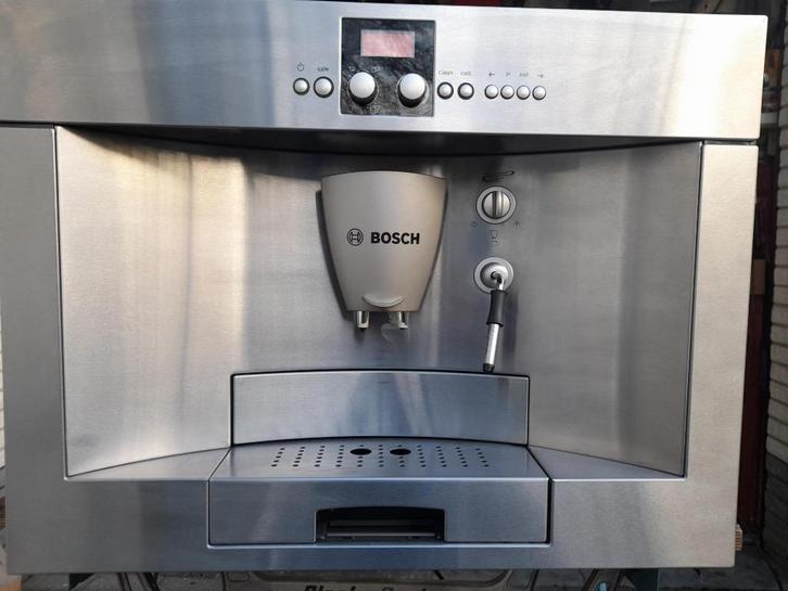 koffiemachine inbouw Bosch TKN68E751, Witgoed en Apparatuur, Koffiezetapparaten, Gebruikt, Gemalen koffie, Koffiebonen, Koffiemachine