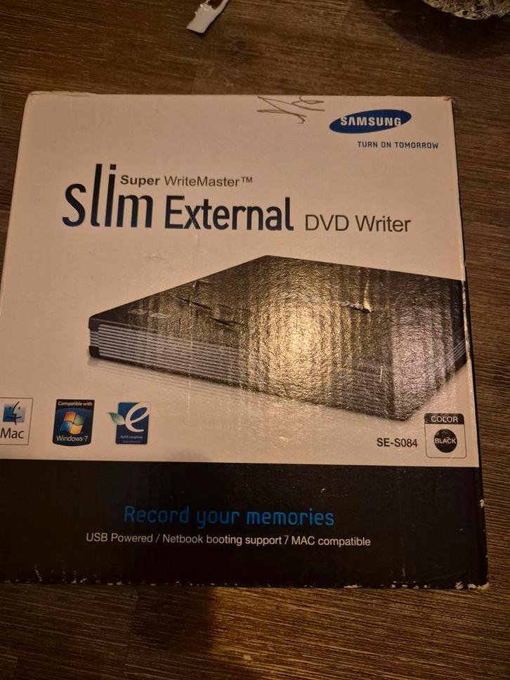 Externe DVD Brander - Laptop/Tablet, Computers en Software, Optische drives, Gebruikt, Extern, MacOS, Windows, Cd, Dvd, Ophalen of Verzenden