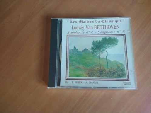 CD Ludwig van Beethoven - Symphonie No. 6 en No. 8, Cd's en Dvd's, Cd's | Klassiek, Zo goed als nieuw, Orkest of Ballet, Classicisme