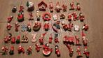 50 stuks houten kersthangers kerst, Ophalen of Verzenden, Gebruikt