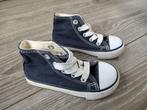 Hoge canvas sneakers blauw maat 24, Gebruikt, Jongen of Meisje, Schoenen, Ophalen of Verzenden
