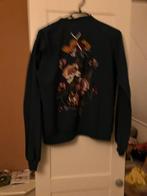 Groen vestje met bloemen en kolibrie - Maat 38, Kleding | Dames, Maat 38/40 (M), Ophalen of Verzenden, Zo goed als nieuw, Jasje