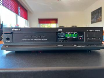 Philips CD speler CD 371. Klassieker, in uitstekende staat beschikbaar voor biedingen