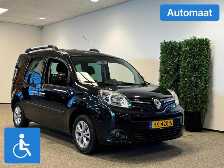 Renault Kangoo Rolstoelauto 3+1 Automaat, Auto's, Renault, Bedrijf, Te koop, Kangoo, Aangepast voor mindervaliden, Airbags, Airconditioning