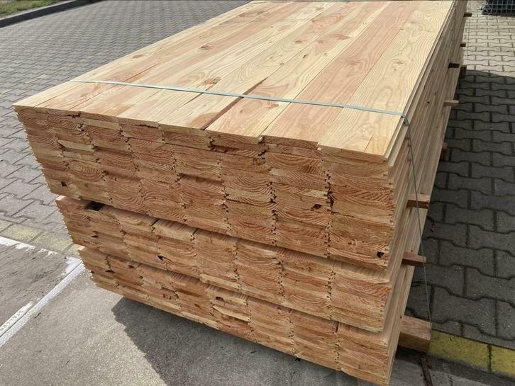 Douglas dakbeschot/vellingplanken 16x116 a 4M, Tuin en Terras, Palen, Balken en Planken, Nieuw, Planken, 250 cm of meer, Ophalen