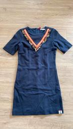 Little looxs jurk donkerblauw maat 128, Meisje, Gebruikt, Ophalen of Verzenden, Jurk of Rok