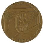 Penning J.Ph. van Zegveld : Algemene spoorgwegstaking, 1944, Postzegels en Munten, Verzenden, Brons, Nederland