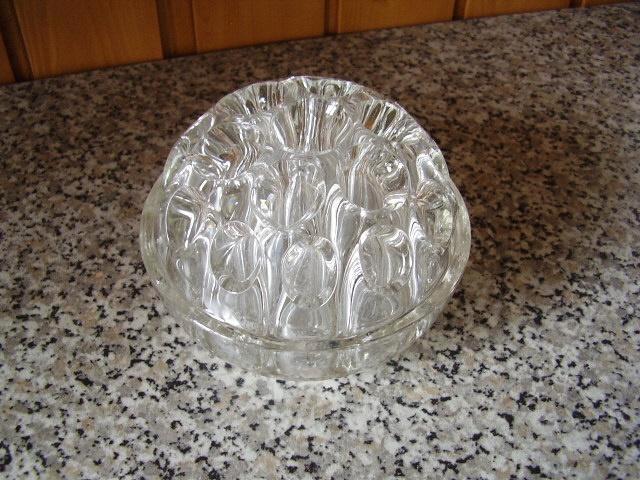 Kleine rozensteker / bloemsteker van kristal, Antiek en Kunst, Curiosa en Brocante, Ophalen of Verzenden