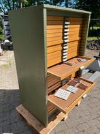 Croon letterkast, letterbak, ladekast,tekening,onderdelen, Verzenden, Gebruikt