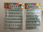 Setje 3 pakjes sparkles alphabets, Hobby en Vrije tijd, Kaarten | Zelf maken, Ophalen of Verzenden, Nieuw, Overige thema's, Overige typen