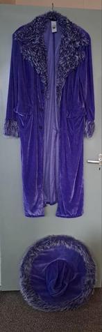Velours jas met hoed, Ophalen of Verzenden, Gedragen, Maat 38/40 (M), Carnaval