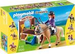 playmobil twee paardenstallen 5520 en 5107 compleet, Ophalen of Verzenden, Zo goed als nieuw, Complete set