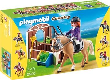 playmobil twee paardenstallen 5520 en 5107 compleet beschikbaar voor biedingen