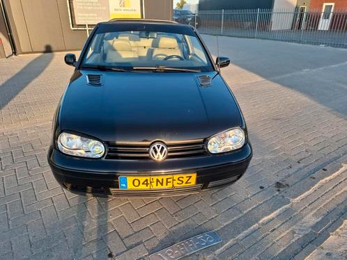 Volkswagen Golf 1.6 Cabriolet 74KW 1999 Zwart, Auto's, Volkswagen, Bedrijf, Golf, Benzine, Cabriolet, Handgeschakeld, Geïmporteerd