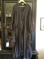 Zwart linnen tuniek/jas van Kekoo, Kleding | Dames, Verzenden, Zwart, Kekoo, Jas of Mantel