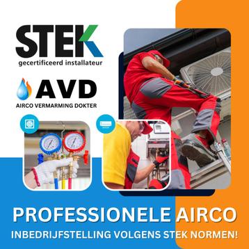 Airco Inbedrijfstelling volgens STEK Normen. Split Airco