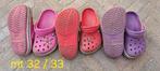 Crocs J1 J2 J3 rood paars blauw rose 31 32 33 34 35, Ophalen of Verzenden, Gebruikt, Meisje, Schoentjes