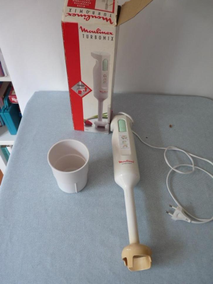 Moulinex  handige Turbo-Staafmixer met mengbeker, Witgoed en Apparatuur, Keukenmixers, Zo goed als nieuw, Minder dan 1 liter, 1 snelheid