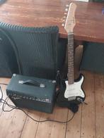 Jay sound elektrische gitaar , Fender versterker, Muziek en Instrumenten, Snaarinstrumenten | Gitaren | Elektrisch, Ophalen, Solid body