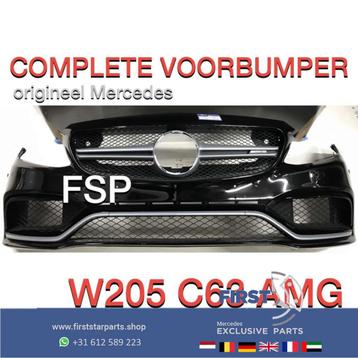 C205 A205 C63 AMG Voorbumper COMPLEET Mercedes C Klasse 2019 beschikbaar voor biedingen