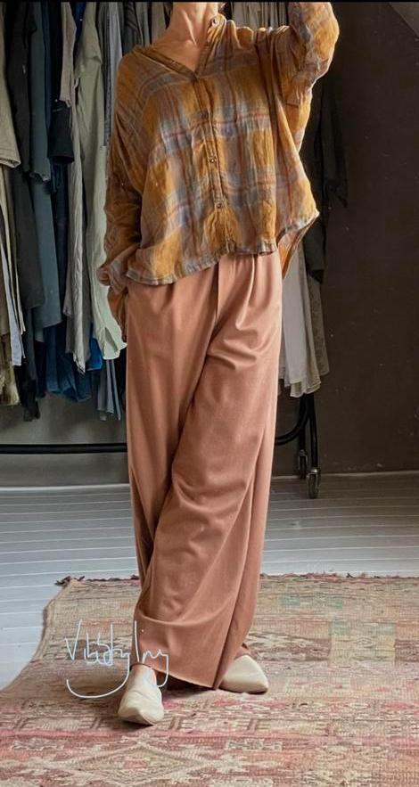 Prachtige wijde wollen broek forte forte vib 36/38, Kleding | Dames, Broeken en Pantalons, Zo goed als nieuw, Maat 36 (S), Lang