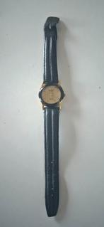 OMAX Crystal Quartz Ladies Watch Gold Black 30mm, Omax, Ophalen of Verzenden, Gedragen