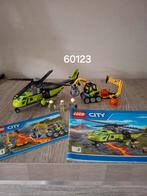 Lego City 60123 Vulkaan Helikopter - Compleet, Ophalen of Verzenden