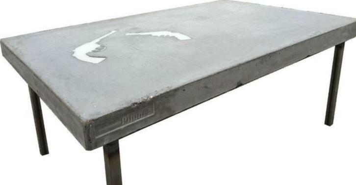 Industriële salontafel BETON – Pimms Design – Saloontafel, Antiek en Kunst, Kunst | Designobjecten, Ophalen