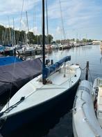 Nette polyvalk met buitenboordmotor, Watersport en Boten, Ophalen, Gebruikt, Grootzeil, Minder dan 15 m²