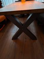 2 tafels... Met metalen x poten., Ophalen, Gebruikt, 50 tot 100 cm, 150 tot 200 cm