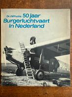 50 Jaar Burgerluchtvaart in Nederland, Ophalen of Verzenden, Zo goed als nieuw, Fuchs, Vliegtuig