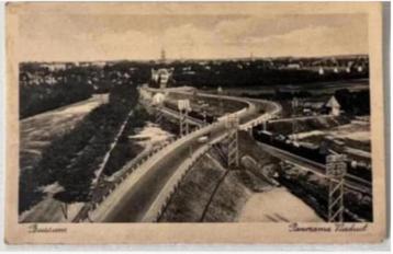 Oude Briefkaart Bussum - Panorama Viaduct (1935) beschikbaar voor biedingen