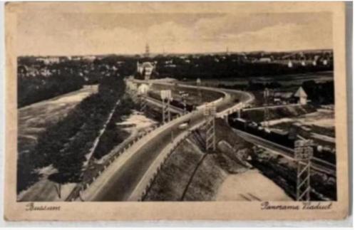 Oude Briefkaart Bussum - Panorama Viaduct (1935), Verzamelen, Ansichtkaarten | Nederland, Gelopen, Noord-Holland, 1920 tot 1940