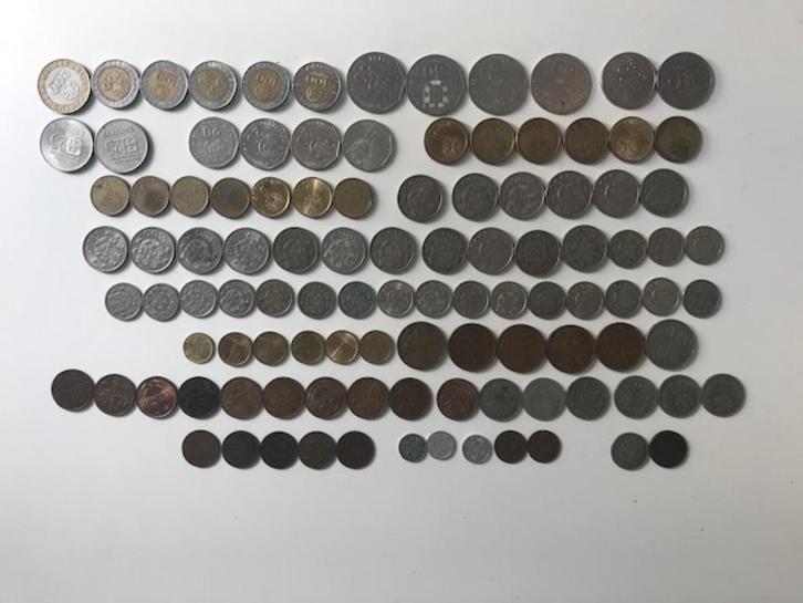 136 munten Portugal 1883-2000, incl. 2 van Angola, Postzegels en Munten, Munten | Europa | Niet-Euromunten, Losse munt, Overige landen