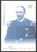 Ansichtkaart Nederlandse Zeehelden: Karel Doorman (1), Verzamelen, Ophalen of Verzenden, 1980 tot heden, Ongelopen, Politiek en Historie