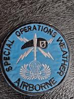 USAF Special Operations Weather Airborne Patch vkk, Ophalen of Verzenden, Landmacht, Amerika, Embleem of Badge