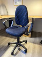 Verstelbare bureaustoel (zgan), Ophalen, Zo goed als nieuw, Blauw, Bureaustoel