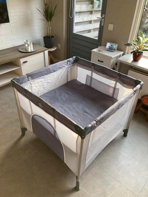 inklapbare box, Kinderen en Baby's, Boxen, Gebruikt, Vierkant, In hoogte verstelbaar, Ophalen