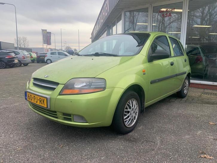 Daewoo Kalos 1.4 Spirit (bj 2004), Auto's, Daewoo, Bedrijf, Te koop, Kalos, ABS, Airbags, Alarm, Elektrische ramen, Radio, Startonderbreker