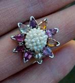 toermalijn pareltjes ring maat 18, 18 tot 19, Overige kleuren, Verzenden, Nieuw