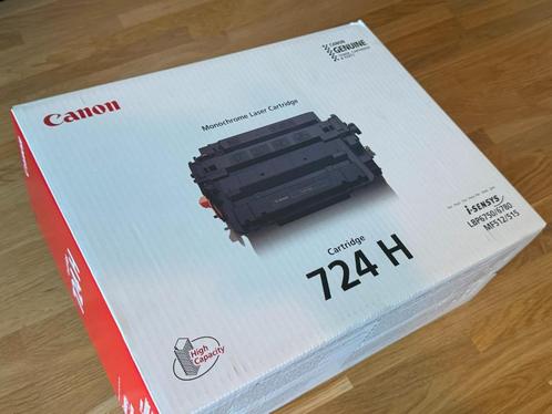 Canon 724H Black Toner Cartridge Original - Nieuw in Doos, Computers en Software, Printerbenodigdheden, Nieuw, Toner, Ophalen of Verzenden