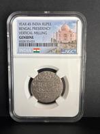India Rupee Bengalen Voorzitterschap NGC Gecertificeerd, Postzegels en Munten, Munten | Azië, Ophalen of Verzenden, Zuid-Azië