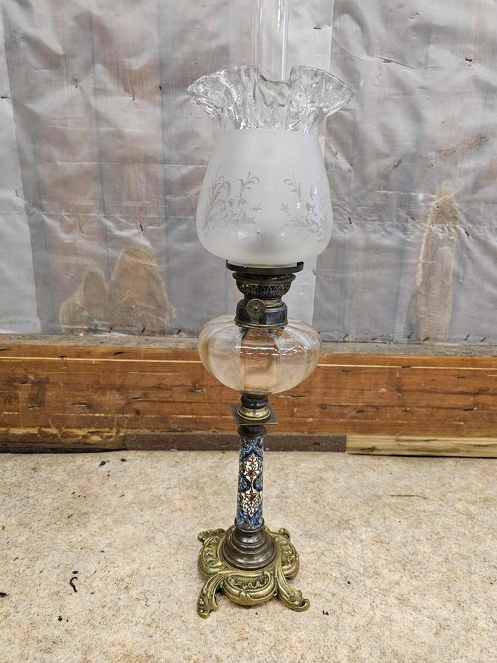 Olielamp in topconditie, Antiek en Kunst, Antiek | Lampen, Ophalen