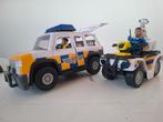 Politie auto en quad brandweerman Sam, Ophalen, Zo goed als nieuw