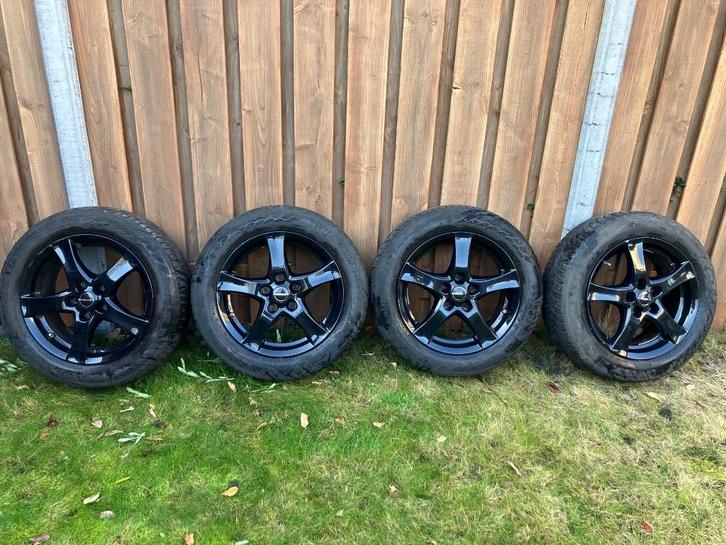 Set 16 inch lichtmetalen velgen met TPMS – 195/60R16, Auto-onderdelen, Banden en Velgen, Banden en Velgen, Winterbanden, 16 inch