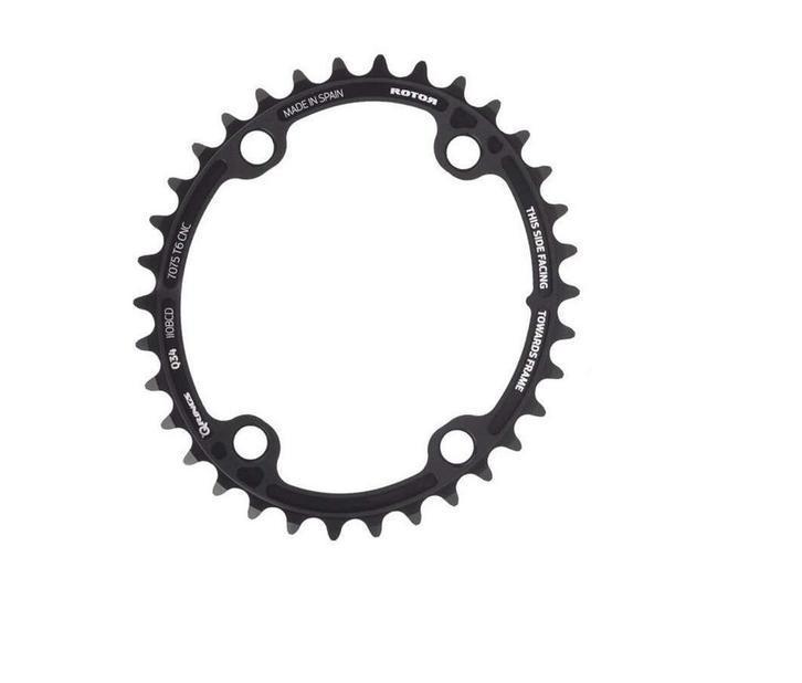 ROTOR Q RING ALDHU BCD110 X 4 BINNENBLAD 36T ZWART, Fietsen en Brommers, Fietsonderdelen, Nieuw, Overige typen, Ophalen of Verzenden