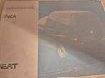 1995 Nederlands Seat Inca handleiding instructieboekje izgst, Auto diversen, Handleidingen en Instructieboekjes, Ophalen of Verzenden
