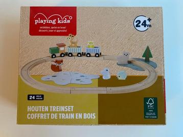 Houten trein set Playing Kids beschikbaar voor biedingen