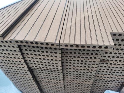 21x145mm Composiet vlonder terrasplank bruin 220cm lang, Tuin en Terras, Terrasdelen en Vlonders, Nieuw, Composiet, Ophalen
