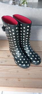 Rubberen laarzen mt 37, Kleding | Dames, Ophalen, Zo goed als nieuw, Zwart